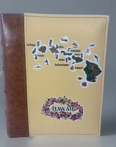 Hawaiian Islands Hard Covered Holds 208 Photos 4x6 Pictures Album Brown - Picture 1 of 13