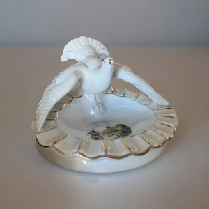 Gerold Porzellan Aschenbecher Mit Vogel Scheßlitz Giechburg von Gügel - Bild 1 von 5