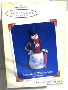 #63 -2005 Hallmark Keepsake Ornament - Snowtop Lodge " Skylar A. Woolscarf " - Picture 1 of 2