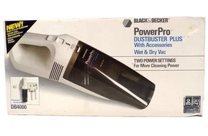 Black & Decker PowerPro Dustbuster Plus Wet & Dry e accessori DB4000 c.1989 - Foto 1 di 8