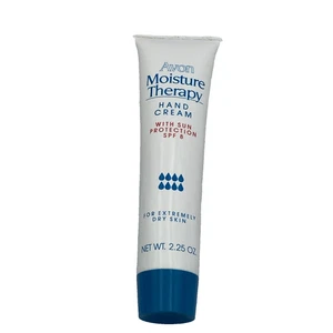 Avon Moisture Therapy Handcreme extrem trockene Haut Neu aus altem Lagerbestand 1991 Reisegröße 2,25 Unzen - Bild 1 von 3