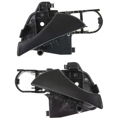 Внутренняя дверная ручка для 99-2002 Daewoo Nubira комплект из 2 передних черных пластиковых - Изображение 1 из 4