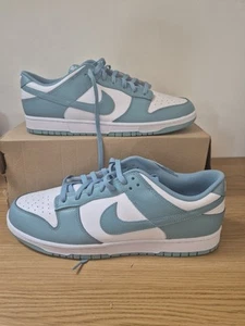 Nike Dunk Low Trainers Obsidian/University Blue-White, Size UK 14, FN7800-400 - Picture 1 of 5