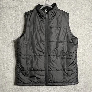 ZeroXposur Men's Full Zip Vest Quilted Insulate Black Size XXL Lightweight Puffy - Picture 1 of 8