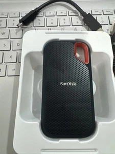SanDisk 4 To Extreme Portable SSD 100% bonne santé SDSSDE61-4T00 testé 0 écriture - Photo 1/5