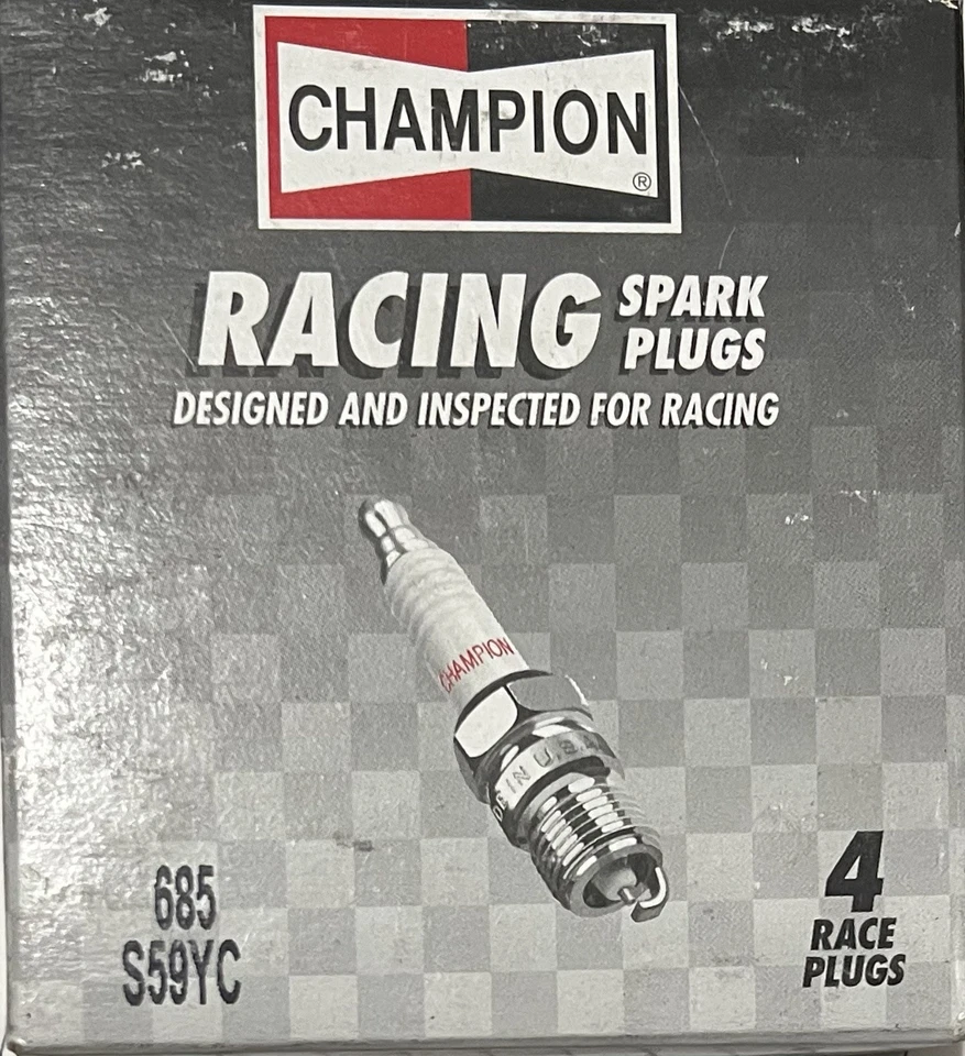 685 Champion Racing Series Bujías Cantidad De 4 Bujías S59YC Foto 1 de 1