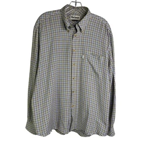 Barbour Button Down Shirt Mens L Multi-color Gingham Comfort Fit Classic Preppy  - Picture 1 of 9