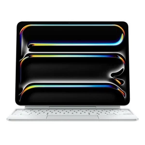 Tastatur Apple MWR43Z/A Weiß Qwerty Spanisch - Bild 1 von 2