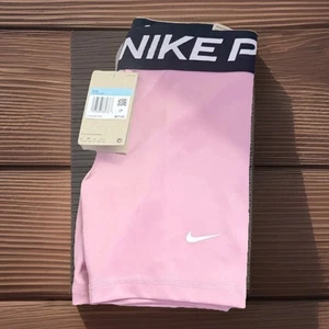 Nike Pro Compression Girls Shorts Light Pink Size Small New With Tags - Picture 1 of 1