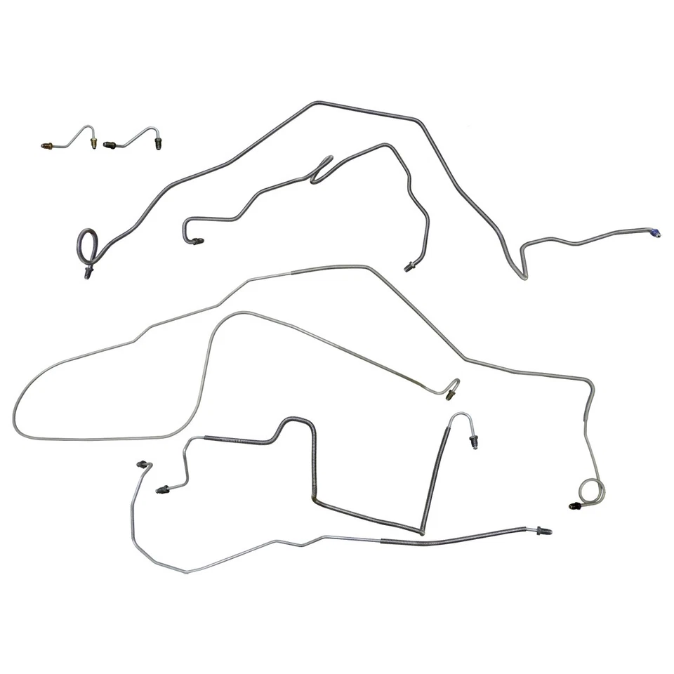 Kit Completo Línea Freno 4 Ruedas Disco Tubos 1984-85 Chevrolet Camaro Acero Inoxidable Foto 1 de 4