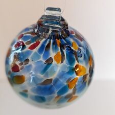 Kitras Art Glass Tree of Forgiveness Hand Blown Glass Spirit Ball Ornament 3 in.
