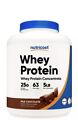 Nutricost Whey Protein Isolate (Chocolate) 5 LBS - Non-GMO & Gluten Free
