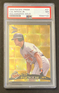 1999 Pacific Prism - Cal Ripken Jr. #21 Baltimore Orioles - Holo Gold /480 PSA 7
