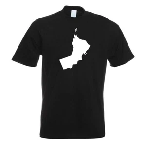 Oman Umriss Kontur  T-Shirt Motiv bedruckt Funshirt Design Print - Picture 1 of 19