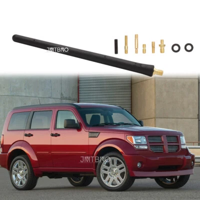 7"For Dodge Nitro 2007-2012 Antenna Mast AM/FM Radio Signal Aerial Matte Black - image 1 of 4