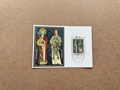 Liechtenstein FDC Maximum Card (MK10) 1979 Patron Saint #674 +20-Franc Hi-Value - Image 1 of 2