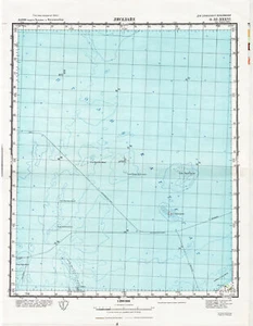 Mapa topográfico militar soviético ruso - LISELEJE (Dinamarca), 1:200 000, edición 1964 - Imagen 1 de 3