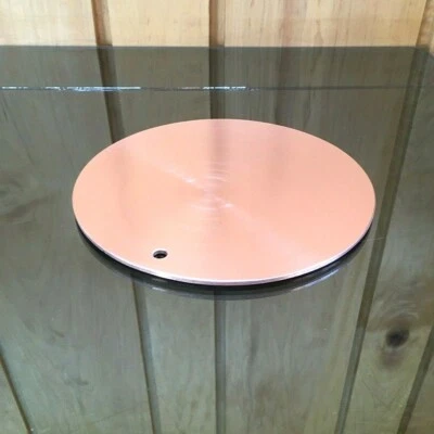 1/8” Thick Pure Copper Heat Diffuser 7” Round Stove Topper Defrost Plate - Image 1 of 4