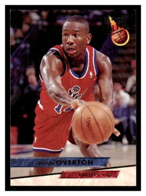 1993 Ultra  #358 Doug Overton - Washington Bullets - Image 1 of 2