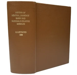 History Of Newton Lawrence Barry McDonald Counties Missouri 1888 Book Goodspeed - Picture 1 of 23
