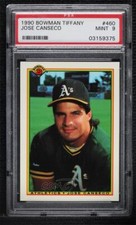 1990 Bowman Factory Set Collector's Edition (Tiffany) Jose Canseco PSA 9 MINT