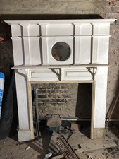 Antique Original 1900s Decade Antique Fireplaces Mantels