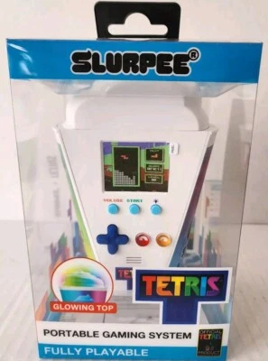 Slurpee + TETRIS Handheld Game Device 7-Eleven 7-11 New-in-box - Image 1 of 4