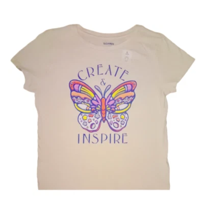 Girls Old Navy Create & Inspire Butterfly T-Shirt - Image 1 of 2