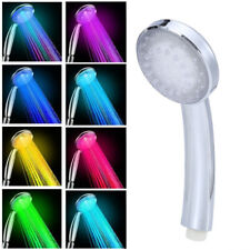 Colorful LED Shower Head Home Bathroom 7 Colors Changing Water Glow Light RF
