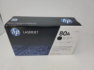 New Genuine HP 80A Laserjet Black Print Toner Cartridge CF280A - Zdjęcie 1 z 21