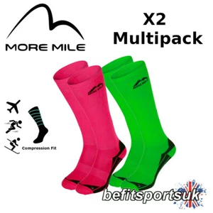 CALCETINES DE COMPRESIÓN DE PANTORRILLA PARA CORRER MÁS MILLAS DE LARGO PARA HOMBRE MUJER DAMA PAQUETE MÚLTIPLE 1 2 - Imagen 1 de 25