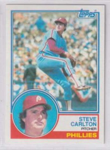 Steve Carlton 1983 Topps #70 Phillies {0324