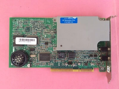 scheda modem interno US Robotics SP 33,6 su slot ISA 8 bit, usato #53# - Immagine 1 di 4