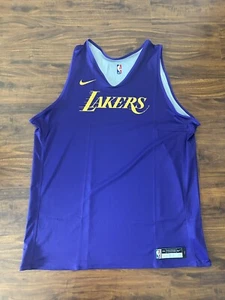 New Nike Los Angeles Lakers Team Issued Reversible Practice Jersey Size 2XL Tall - Picture 1 of 3