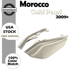 Deflector de aire de cuadro medio Marruecos dorado perla para Harley Street Road Glide 2009+ - Imagen 1 de 9