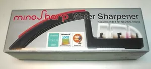 Afilador de cuchillo de agua de cerámica Mino Sharp n.o 220 negro importación de Japón envío gratuito - Imagen 1 de 5