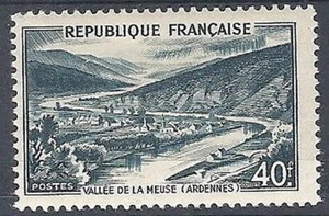 1949 FRANCIA VEDUTE 40 F MH * - FR591 - Picture 1 of 1