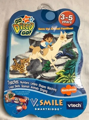 Go Diego Go: Save the Animal Families - VTech VSmile - Brand New - Image 1 of 3