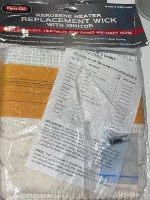 Dyna-Glo Kerosene Heater Wick & Ignitor KW23MH-1 megaheat heatmate - Image 1 of 4