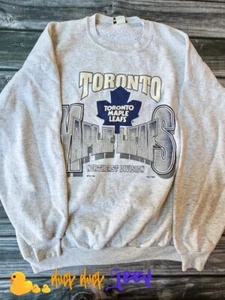 Felpa Toronto Maple Leafs 1995, girocollo grigio XXL - Foto 1 di 8