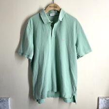 Brooks Brothers Men's Light Pistachio Green Cotton Short Sleeve Polo Shirt M