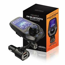Aquarius Wireless Multifunctional Bluetooth Car FM Transmitter Dual USB Port