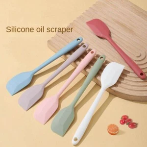 Small Silicone Scraper Baking Tool Silicone Spoon Scraper Cream Scraper Home - Picture 1 of 19
