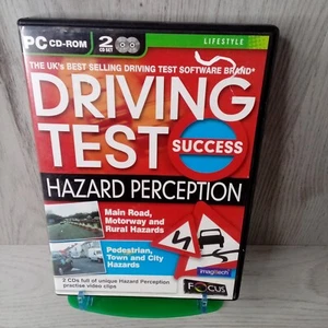 DRIVING TEST HAZARD PERCEPTION SUCCESS PC CD-PC DVD ROM - RARE RETRO LEARNING - Picture 1 of 2
