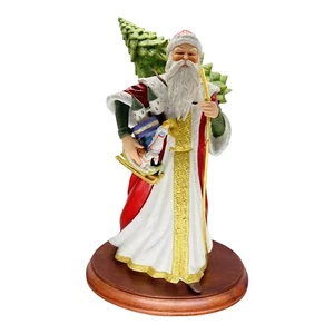 The Franklin Mint Vintage Santa By Ronald Ruyekevelt - Picture 1 of 5