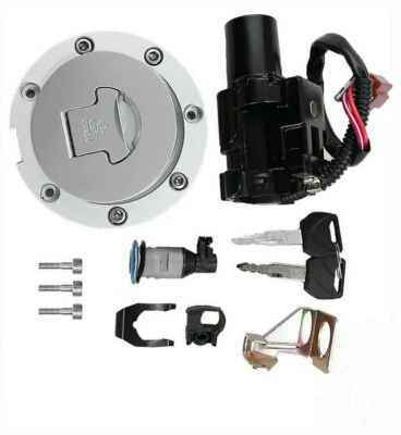 Interruptor de encendido bloqueo combustible tapa tapa gasolina llave para Honda CBR1000RR 2004-2007 Foto 1 de 4