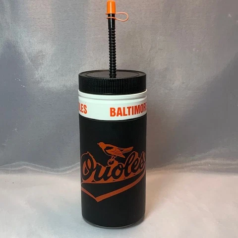 VTG Baltimore Orioles Foam Insulated Tailgating Drinking Water Bottle 1993 Cover