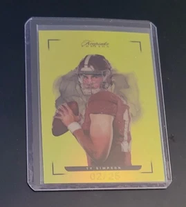 2022 Keepsake Football Edition Ty Simpson 2/25 #38 - Picture 1 of 2