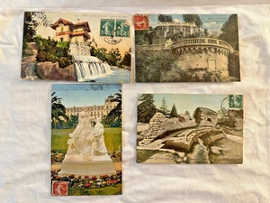 Nice * Cascades, Fontaines, Statue * Lot de 4 * 1912 & 1913 - Foto 1 di 2