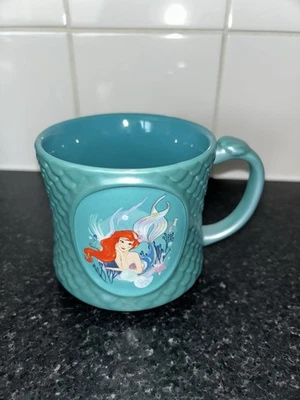 DISNEY Store Little Mermaid Aqua Pearlised Scales Mermaid Vibes Ariel Mug Large - Image 1 of 3